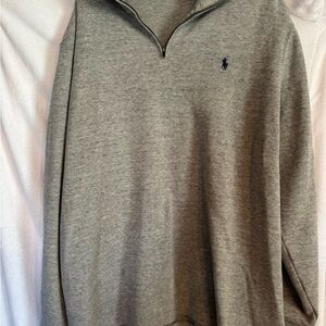 Polo Ralph Lauren Gray Quarter Zip Pullover